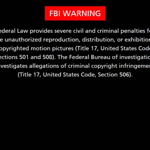 fbi warning 119.00 fbi warning