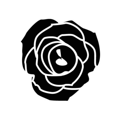 黑色蔷薇头像图片